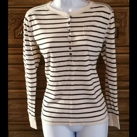 Ralph Lauren Tops - Ralph Lauren Striped Long-Sleeved Shirt